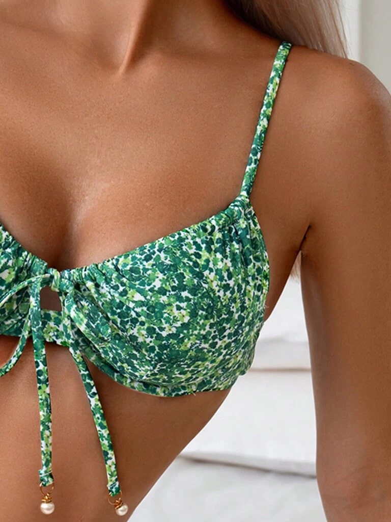 Biquíni Multicolorido Verde Rizya