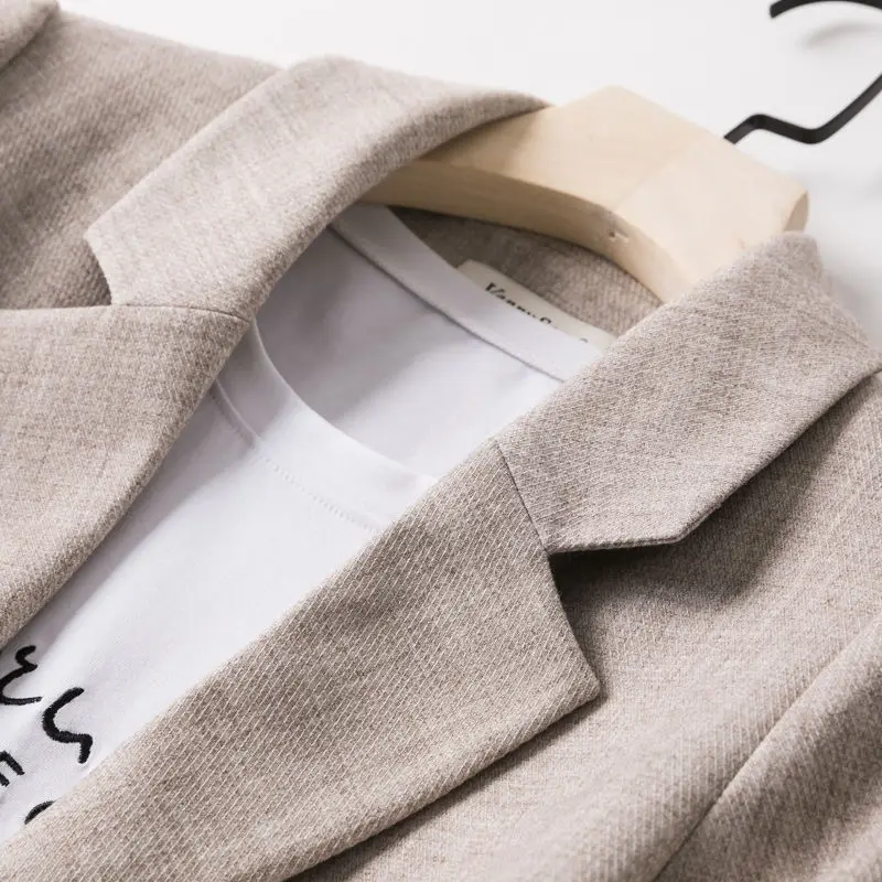 Blazer Feminino Alfaiataria Cinza Barcelona
