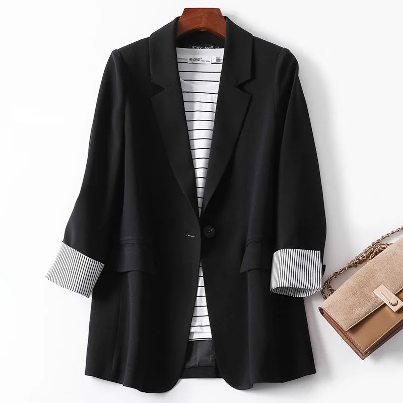 Blazer Feminino Alfaiataria Cinza Barcelona