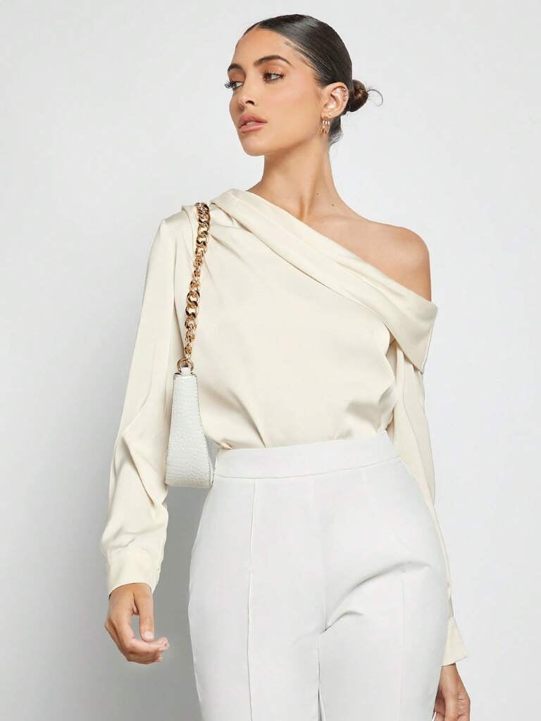 Blusa Feminina Damasco Manga Longa Praga