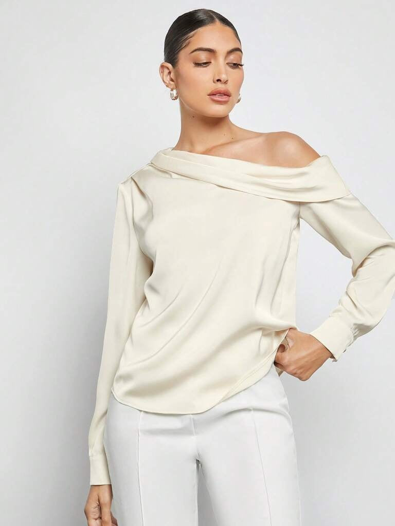 Blusa Feminina Damasco Manga Longa Praga