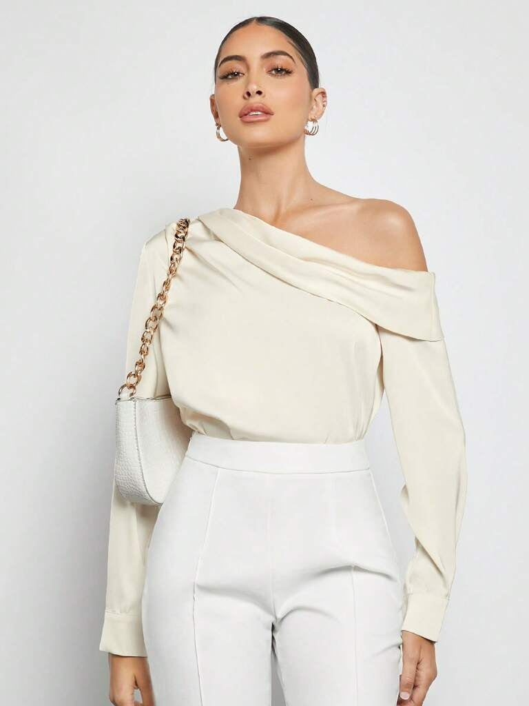 Blusa Feminina Damasco Manga Longa Praga