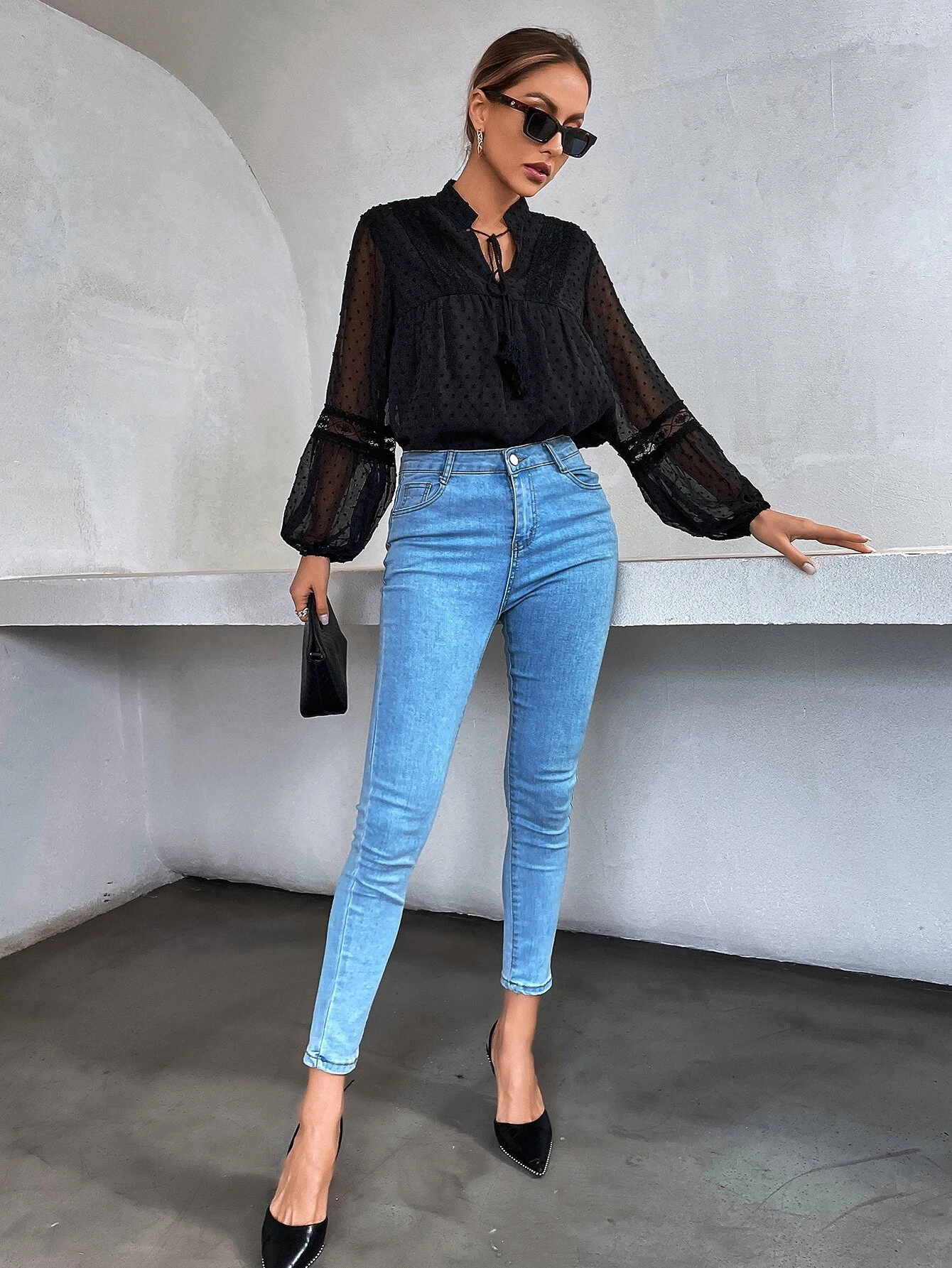 Blusa Feminina Manga Longa Joline