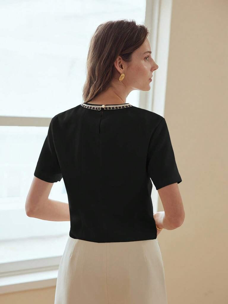 Blusa Feminina Preta Udine