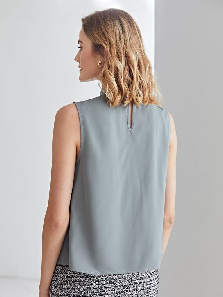 Blusa Feminina Social Cinza Imperia