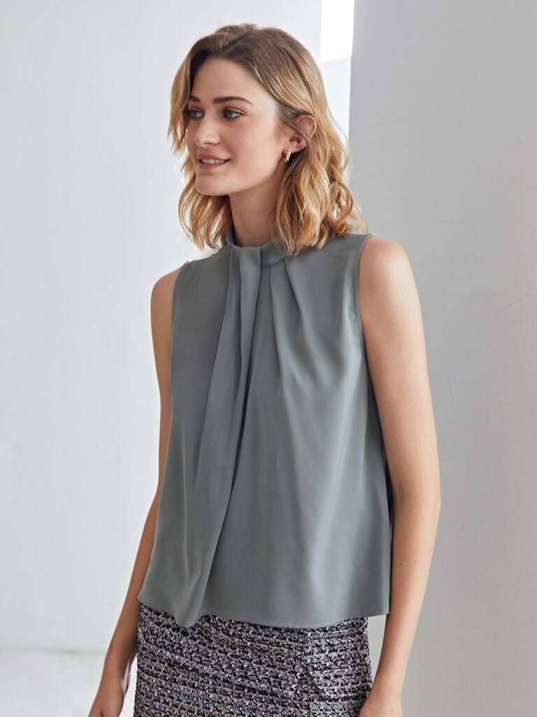 Blusa Feminina Social Cinza Imperia