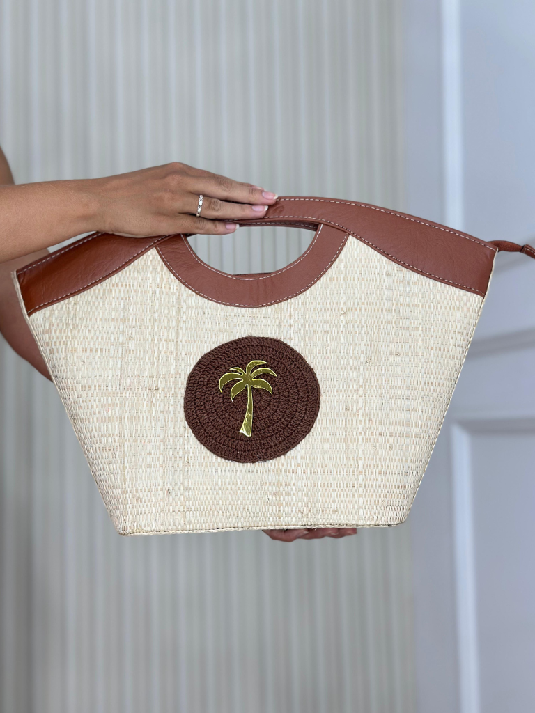 Bolsa de Palha Buriti Marrom