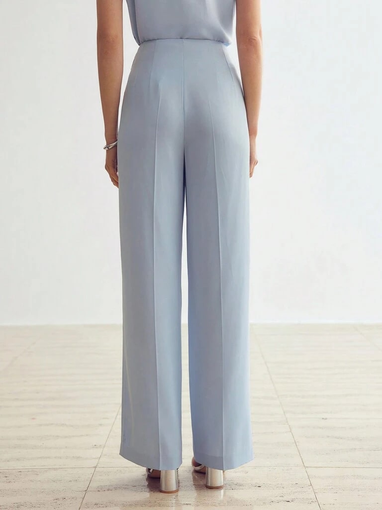 Calça Feminina Social Plissada