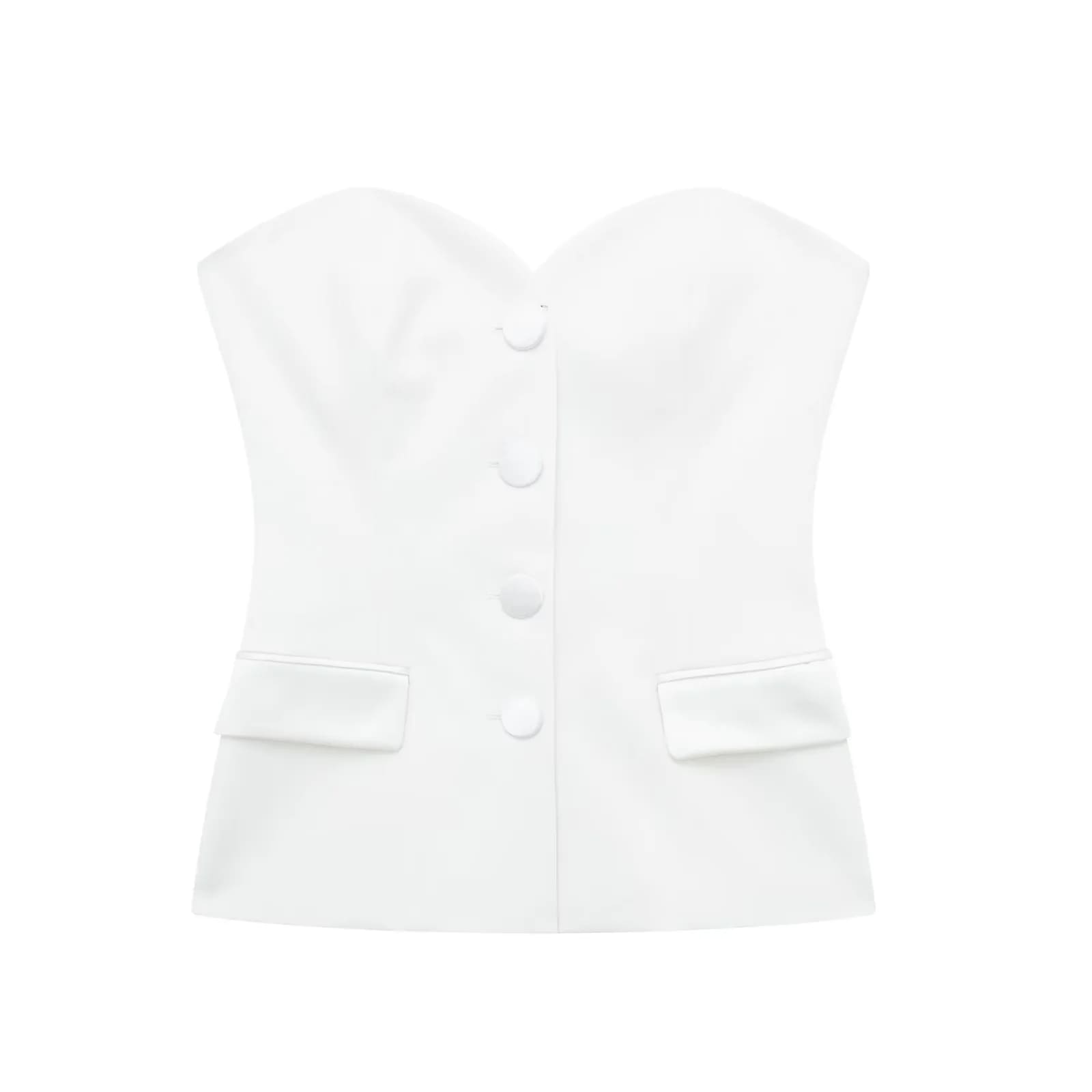Conjunto Feminino Alfaiataria Branco Isa