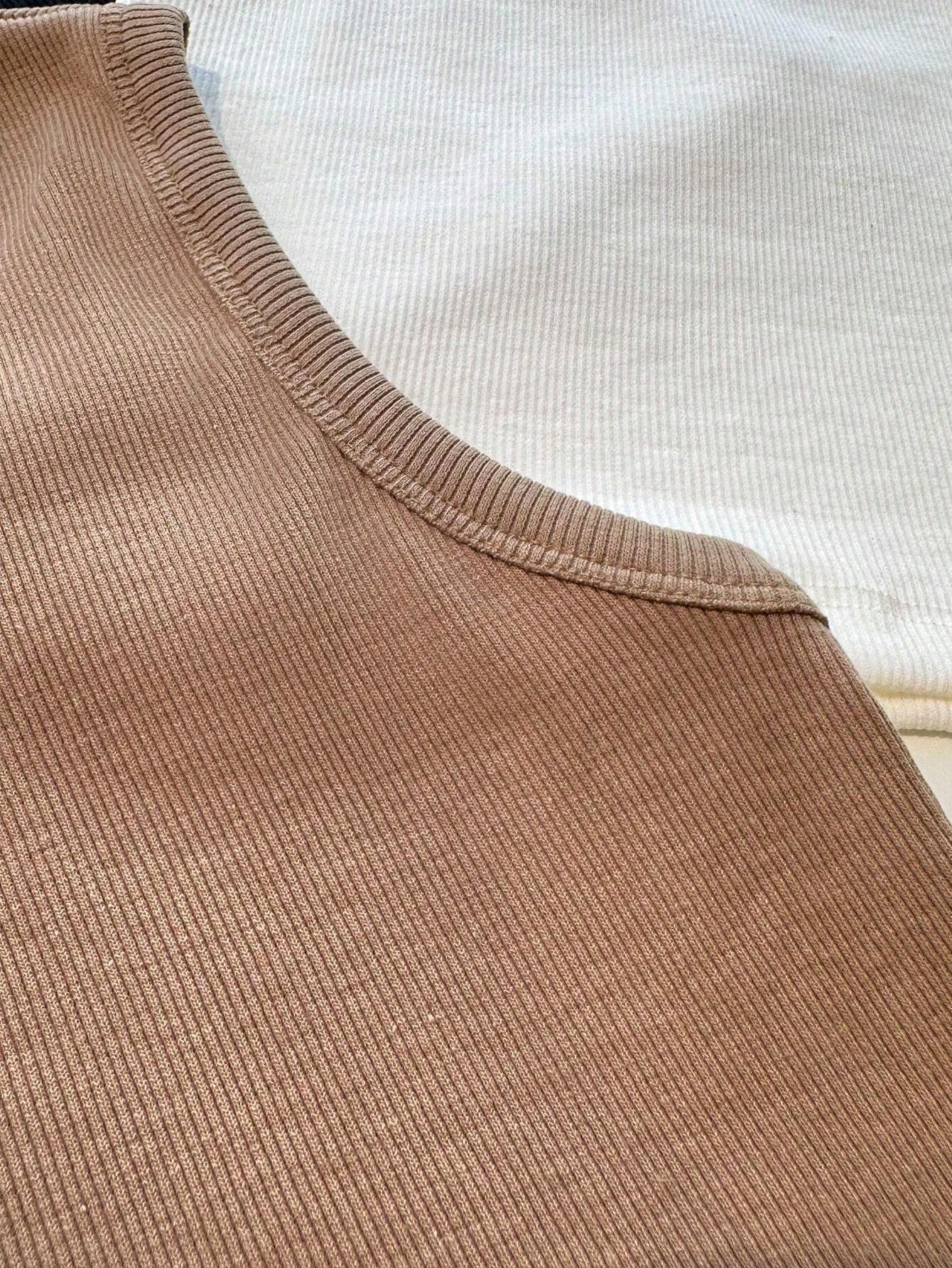Cropped Feminino 3 Regatas Básicas