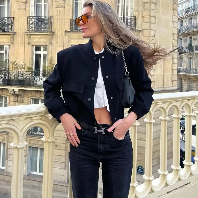 Jaqueta Feminina Bomber Modelo Bianca