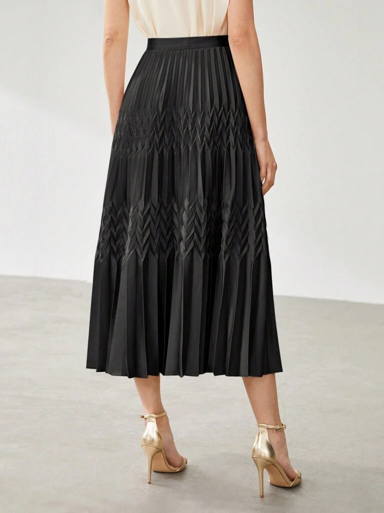Saia Midi Preto Jesi