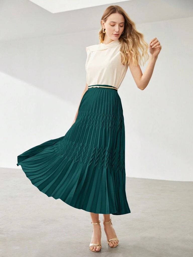 Saia Midi Verde Jesi