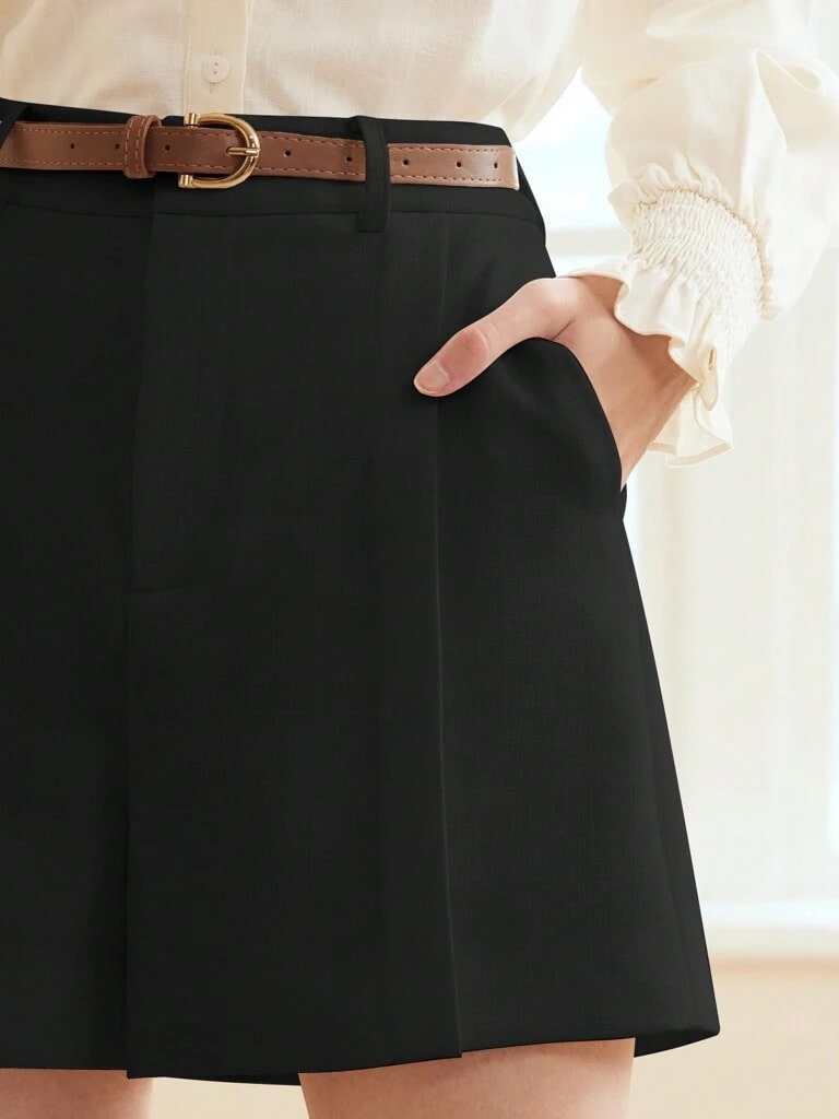 Short Feminino Preto Biella