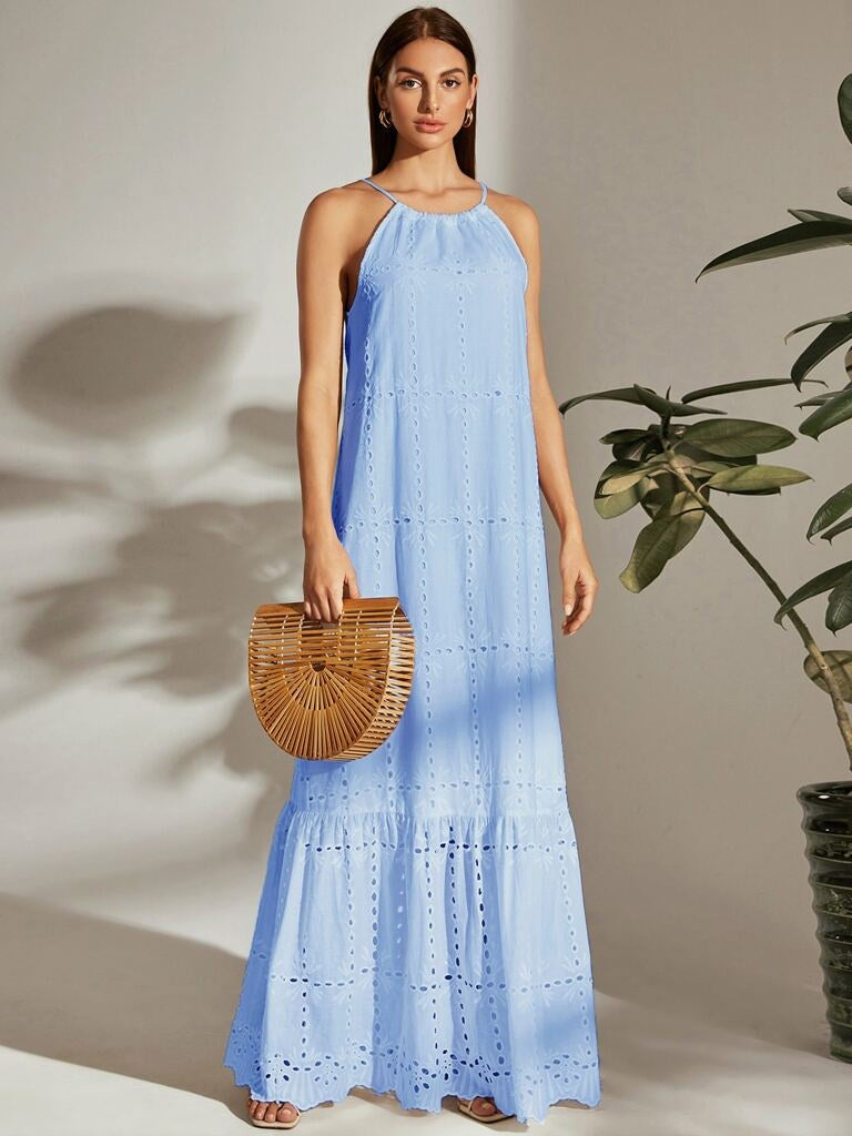 Vestido Longo Azul San Marino