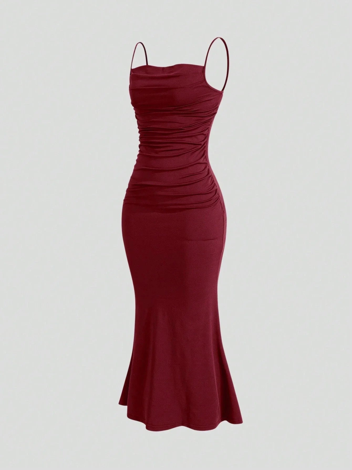 Vestido Midi Bainha Sereia Bárbara