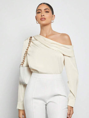 Blusa Feminina Damasco Manga Longa Praga