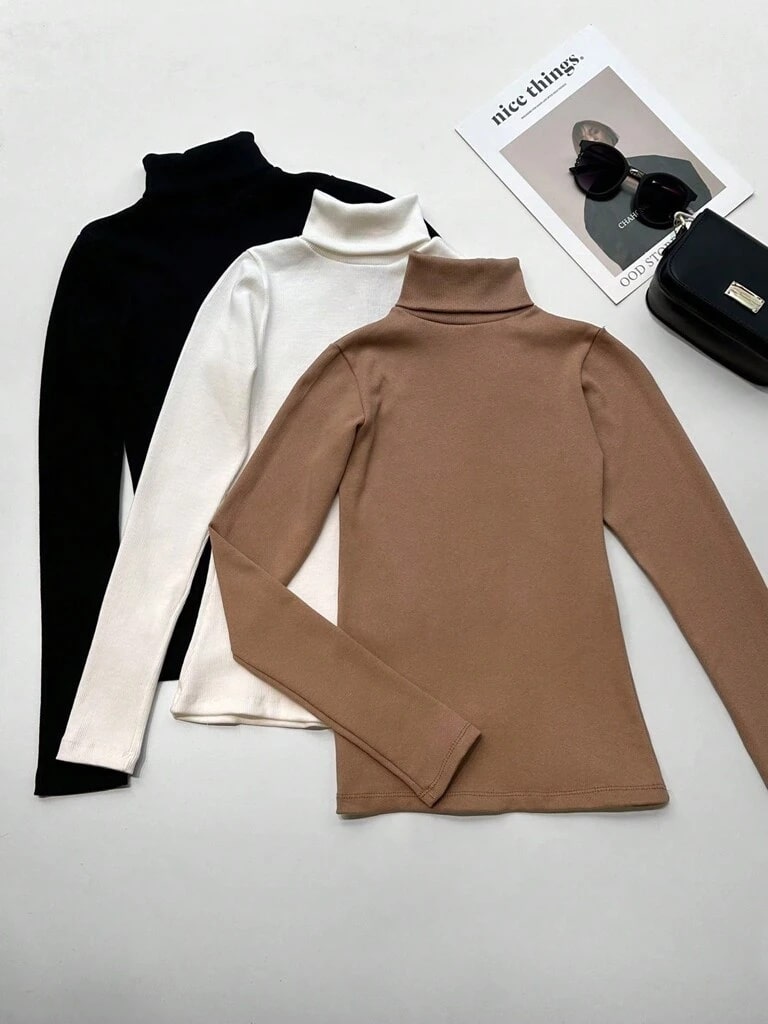 Blusa Feminina Manga Longa 3 Peças Lyon