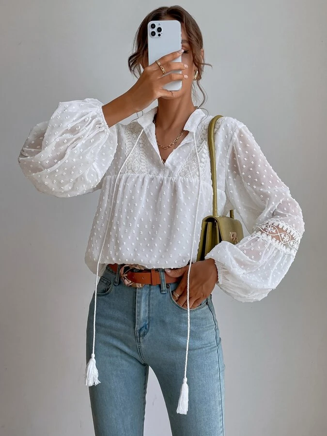 Blusa Feminina Manga Longa Joline
