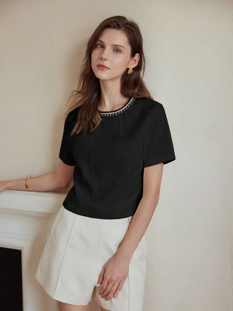 Blusa Feminina Preta Udine
