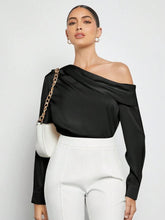 Blusa Feminina Preto Manga Longa Praga