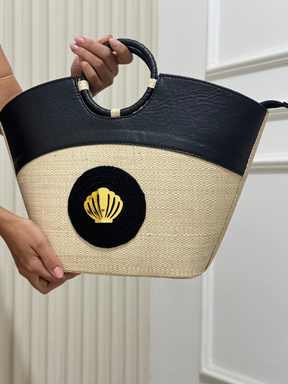 Bolsa de Palha Buriti Preta