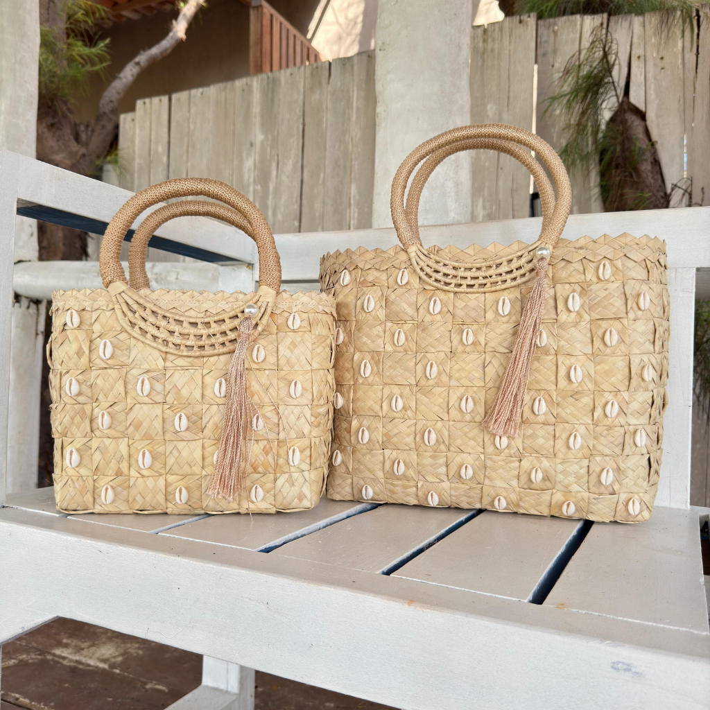 Bolsa de Palha Grande Alça de Mão Ouralita
