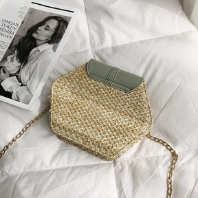 Bolsa de Palha Riviera Verde
