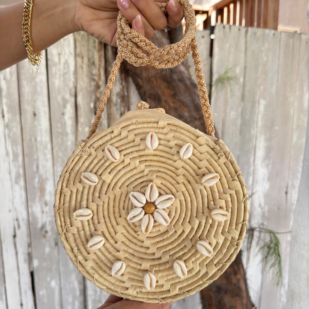 Bolsa de Palha Transversal Modelo Lantana