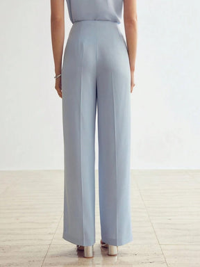 Calça Feminina Social Plissada
