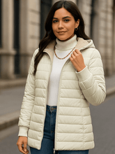 Casaco Feminino Acolchoado Bege