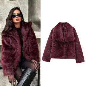 Casaco Feminino De Lã Berlim Trend Marsala