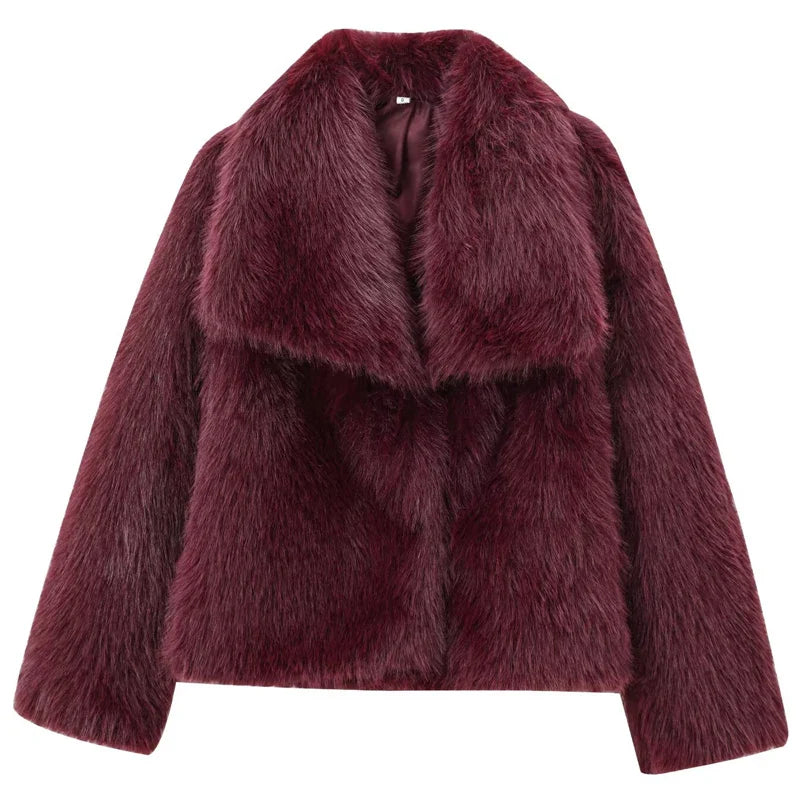 Casaco Feminino De Lã Berlim Trend Marsala