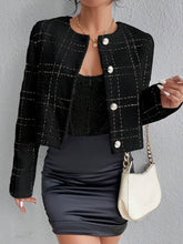 Casaco Feminino Preto Xadrez