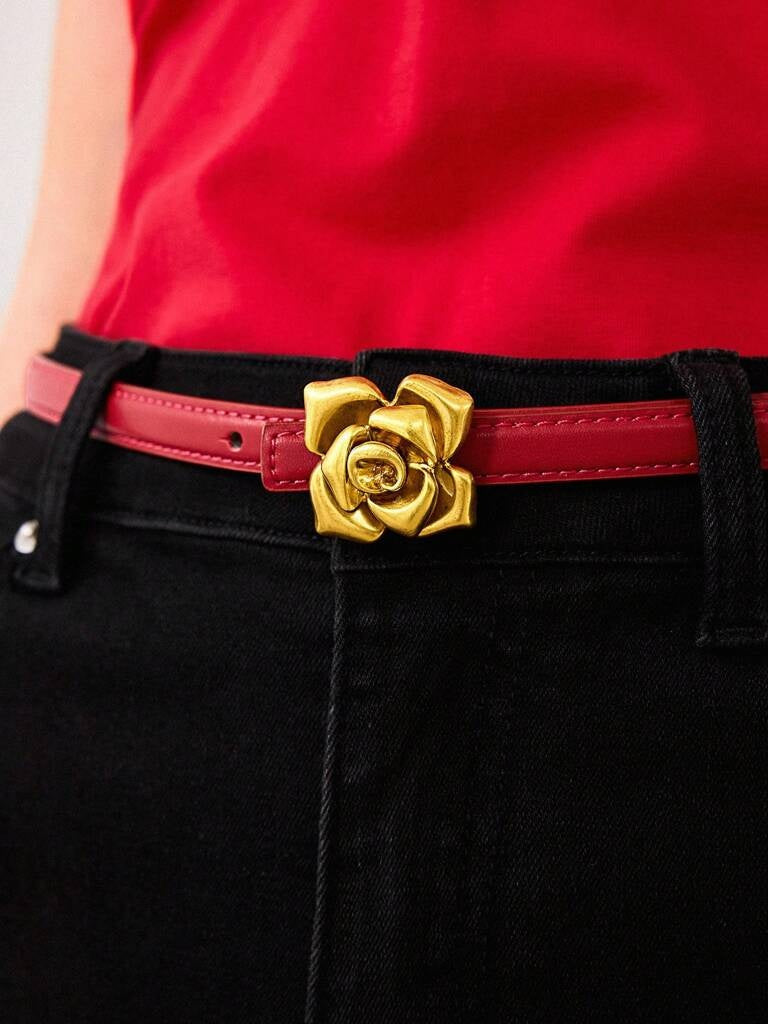 Cinto Feminino Vermelho Alessandria