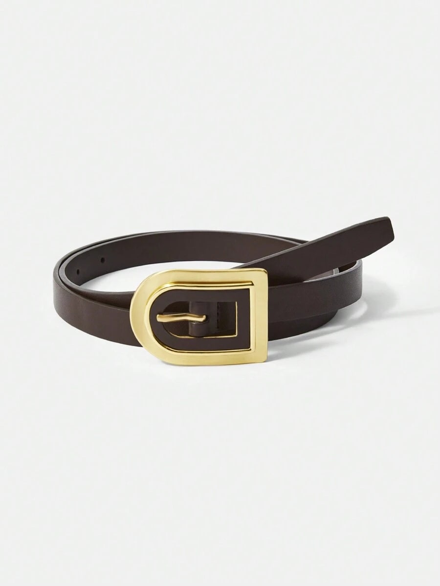 Cinto Feminino de Couro Genuíno Siena