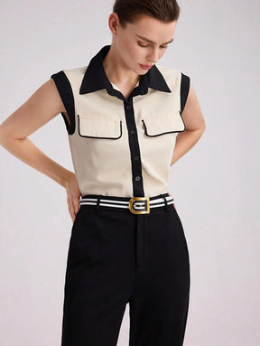 Cinto Feminino de Couro Genuíno Siena