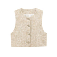 Conjunto Feminino 2 Peças com Cinto Cáqui Claro