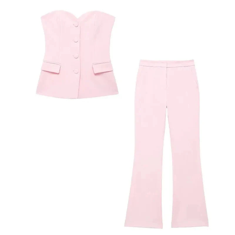 Conjunto Feminino Alfaiataria 2 Peças Encosta Serena