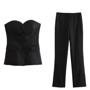 Conjunto Feminino Alfaiataria 2 Peças Encosta Serena