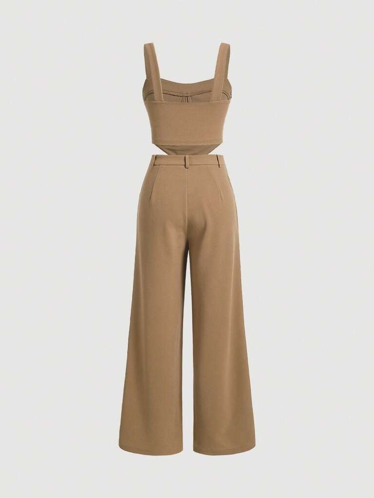 Conjunto Feminino Alfaiataria Bege Krabi