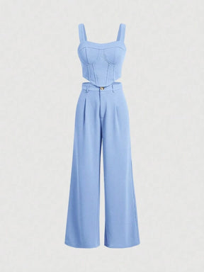 Conjunto Feminino Azul Bebê Krabi