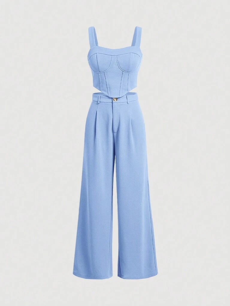 Conjunto Feminino Azul Bebê Krabi