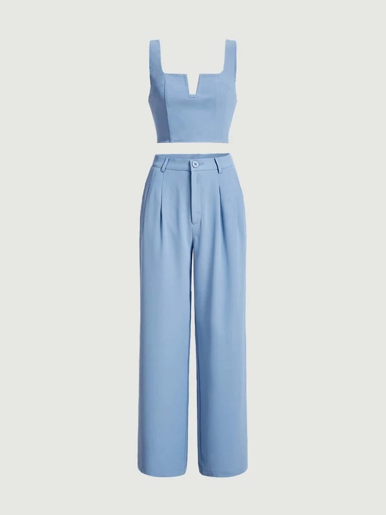 Conjunto Feminino Azul Bebê Sintra