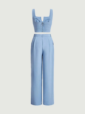 Conjunto Feminino Azul Bebê Sintra
