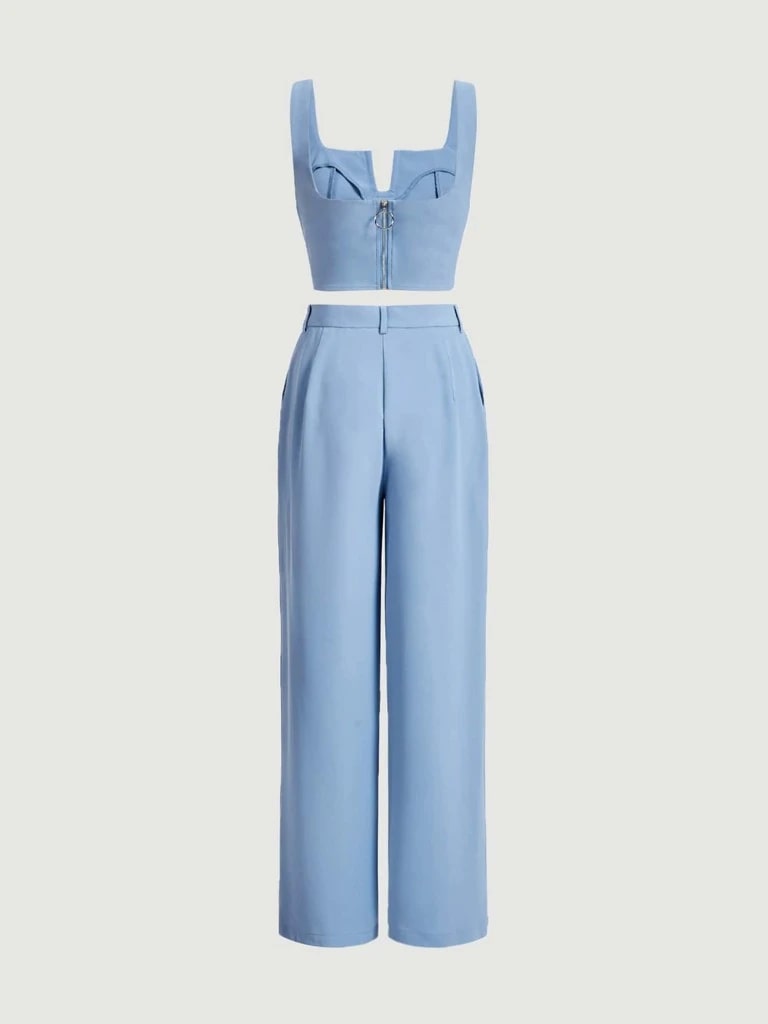 Conjunto Feminino Azul Bebê Sintra