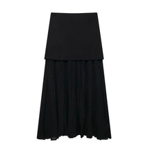 Conjunto Feminino Blusa e Saia Decote em V Cintura Alta Rute