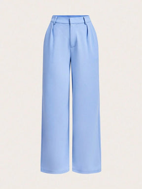 Conjunto Feminino Calça e Jaqueta Curta Azul Malvinas