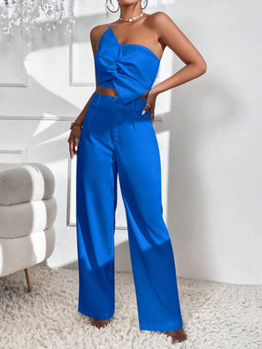 Conjunto Feminino Elegância Privé Azul