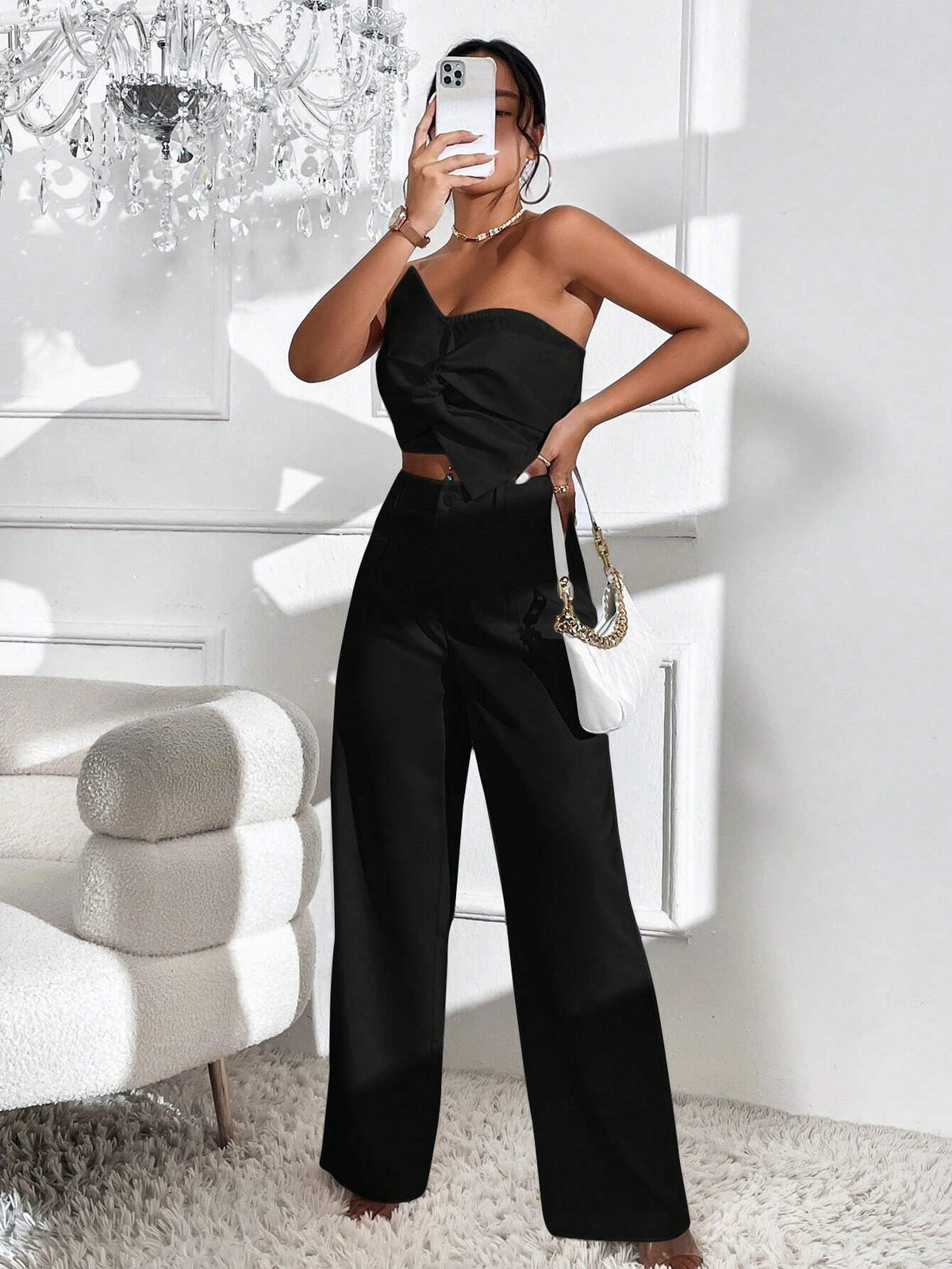 Conjunto Feminino Elegância Privé Preto